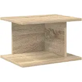 vidaXL Nachtkastje Sonoma Eik 40 x 30 x 25 cm Bewerkt hout