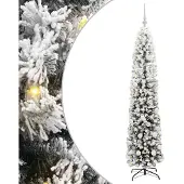 vidaXL Kunstkerstboom Groen 180 cm PVC en Staal en Kunststof