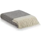 Most - Plaid Florence - Nieuw-Zeelandse wol - 140 x 200 cm - grijs