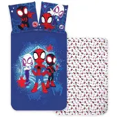 Spiderman City Adventures kinderslaapkamer set, dekbedovertrek 100x135 cm