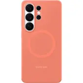 Samsung Silicone Magnet Backcover voor de Galaxy S26 Ultra - Coral Red