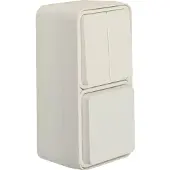 Hager Berker Combistopcontact met Serieschakelaar en Behuizing - 47903512