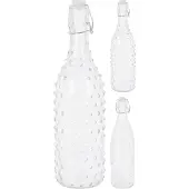 Koop Beugelfles - Bewaar- en Serveringsfles - Swing Top Bottle - Glas Transparant - Luchtdicht - 1 L