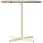 Audo Copenhagen Nook Eettafel Ø80 cm | Ivory | Kunis Breccia Stone
