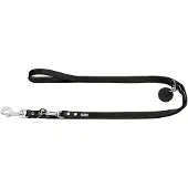 Hunter - V-Lijn - Hondenriem Länge max. 200 cm - Breite 1,3 cm, zwart