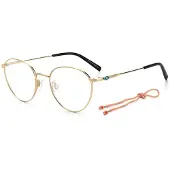 Missoni Zonnebril - - Mmi 0058 J5G/18 - Kleur Goud - Metaal Montuur - Chic Stijl