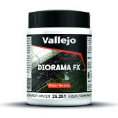 Vallejo Modelbouwdecoratie - 26201 Water Textures 201 - Transparant Water - 200ml Effecten potje