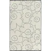 Marimekko Piirto Unikko badhanddoek 100x160 cm Ivory-black