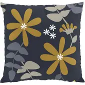 Arvidssons textil Under solen kussenhoes 47x47 cm Donkergrijs