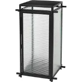 Broste Copenhagen Hoko lantaarn zwart - 34X34X63cm