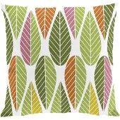 Arvidssons textil Blader kussenhoes 47x47 cm Groen