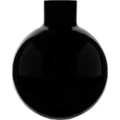 Skrufs Glasbruk Pallo vaas Zwart 31 cm