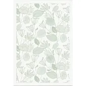 Ekelund Linneväveri Grönska keukenhanddoek 35x50 cm Groen-wit