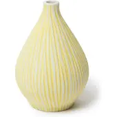 Lindform Kobe vaas Yellow stripe