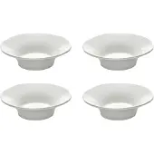 Serax Silhouette diep bijbord S Ø10,5 cm 4-pack White