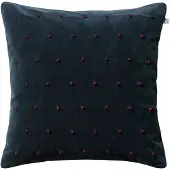 Chhatwal & Jonsson Roma Kussenhoes 50x50 Cm / Ruby - Decoratieve kussens & hoezen Katoenfluweel Sea Blue - CC030141-26V