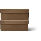 Form & Refine Ordinary opbergbox 2-pack Bruin