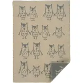 Klippan Yllefabrik Hand in hand babydeken 65x90 cm Greige