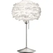 UMAGE Eos tafellamp mini Wit-Geborsteld staal