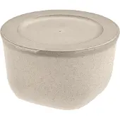 Koziol Connect schaal met deksel 1 L biocirculaire thermoplast Nature desert sand