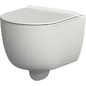 Xenz Gio hangtoilet 52 cm exclusief zitting turboflush vortexspoeling wit mat