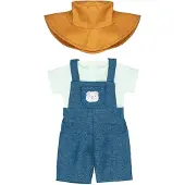 Miniland poppenkleding boer 38cm - educatief speelgoed set.