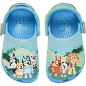 Crocs Open schoenen 'Bluey' beige / blauw / groen / pastelgroen