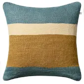 Chhatwal & Jonsson Manali kussenhoes 50x50 cm Heaven blue-khaki