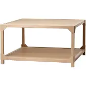Gärsnäs Bleck Salontafel 75x75 cm fineer Beuk-natural