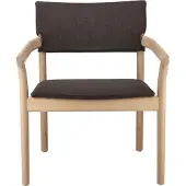 Gärsnäs Vyn armstoel met gestoffeerde rug Monocoat natural-Lido 46 mole