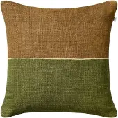 Chhatwal & Jonsson Amol Kussenhoes 50x50 Cm / Cactus Green - Decoratieve kussens & hoezen Linnen Taupe - CC820109-26B