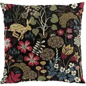 Arvidssons textil Lyckeflykt kussenhoes 47x47 cm Rood-bruin