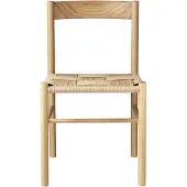 FDB Møbler J178 Lønstrup Stoel Eiken / Papierkoord - Stoelen Eikenfineer Oak - J178SN300113011