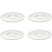 Serax Silhouette schotel voor koffiekop Ø12,7 cm 4-pack White