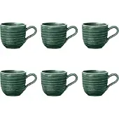 Seltmann Terra espressokopje 9 cl 6-pack Moss Green