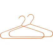 Mette Ditmer Hang-it kledinghanger 2-pack Oranje