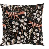 Arvidssons textil Stjärnspeja kussenhoes 47x47 cm Zwart-roest