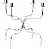 Classic collection Kandelaar candelabra quartet Vernikkeld messing
