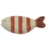 Ferm Living Harbour wandhaak Fisk, Baked Clay-Light Cele