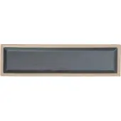 By On Fumiko bord 11,5x43 cm Beige-zwart
