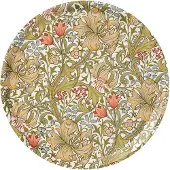 Klippan Yllefabrik Golden Lily rond dienblad Ø38 cm Multi