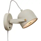 Co Bankeryd Svejk 13 muurlamp Beige-messing