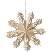 Broste Copenhagen Snowflake kerstdecoratie natural Ø30 cm