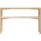 1898 Anton consoletafel 35x125 cm Witgepigmenteerd eikenhout