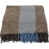 House Doctor Ponra plaid bruin/lichtblauw - 900000610