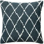Chhatwal & Jonsson Ikat Kerela kussenhoes, 50x50 cm Blauw-wit