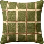 Chhatwal & Jonsson Raha kussenhoes 50x50 cm Cactus green-taupe