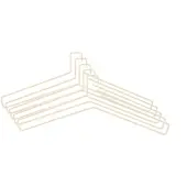 Scandi Living Edge hanger 5-pack Beige
