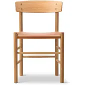 Fredericia Furniture J39 stoel Geolied eiken – leer Omni 307 cognac