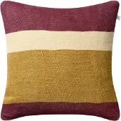 Chhatwal & Jonsson Manali Kussenhoes 50x50 Cm / Masala Yellow - Decoratieve kussens & hoezen Linnen Ruby - CC940137-26B